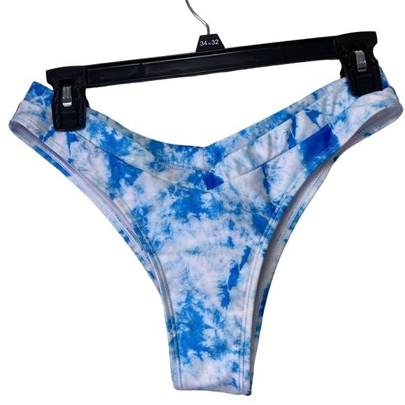 Sunny Co Women's Bikini Set sz Medium Tie Dye Blue - Picture 3 of 7